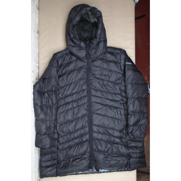 Womens Columbia Omni Heat Parka Puffer Jacket Plus Size 3X Black Fur Hood Warm - Picture 1 of 10